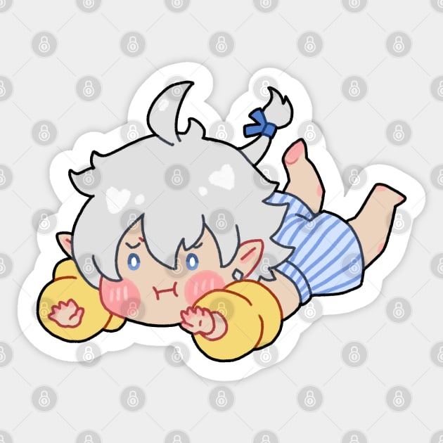 Alphinaud Sticker by asrielle